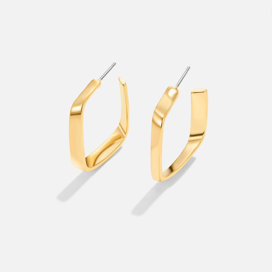 Pendientes Lola de aro geométrico