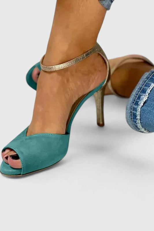 Tacones Nolavie Verde Agua