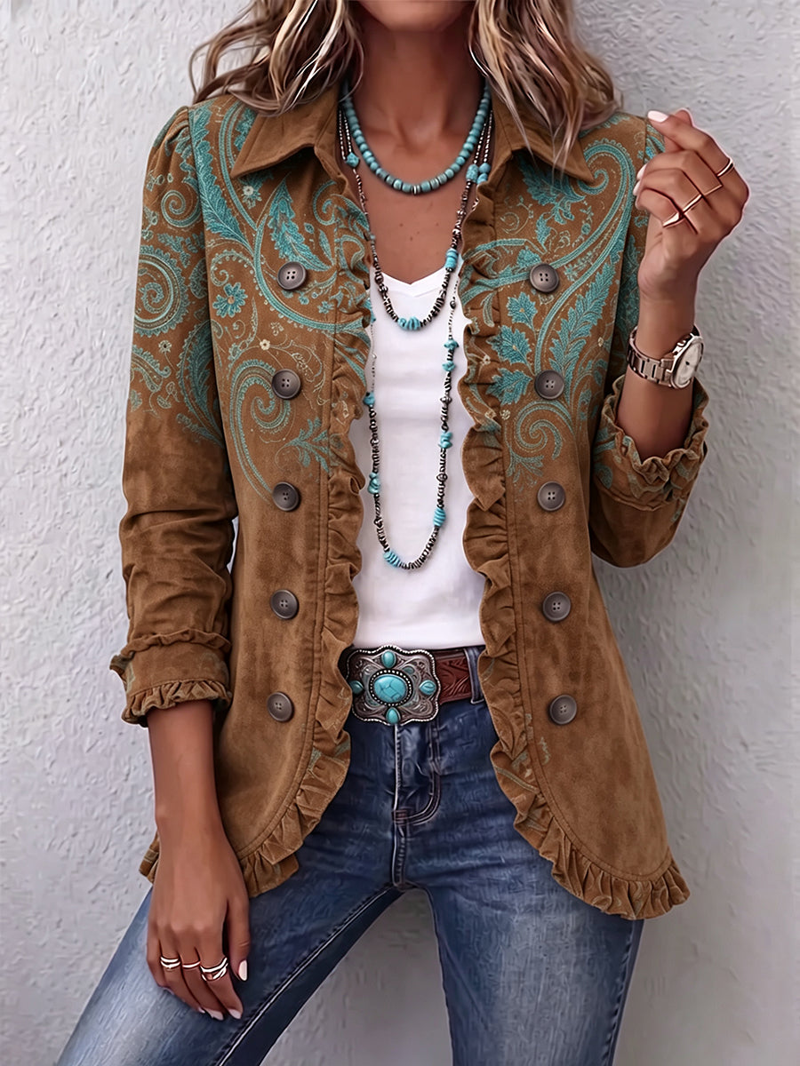 Chaqueta Severa en marrón, vista frontal