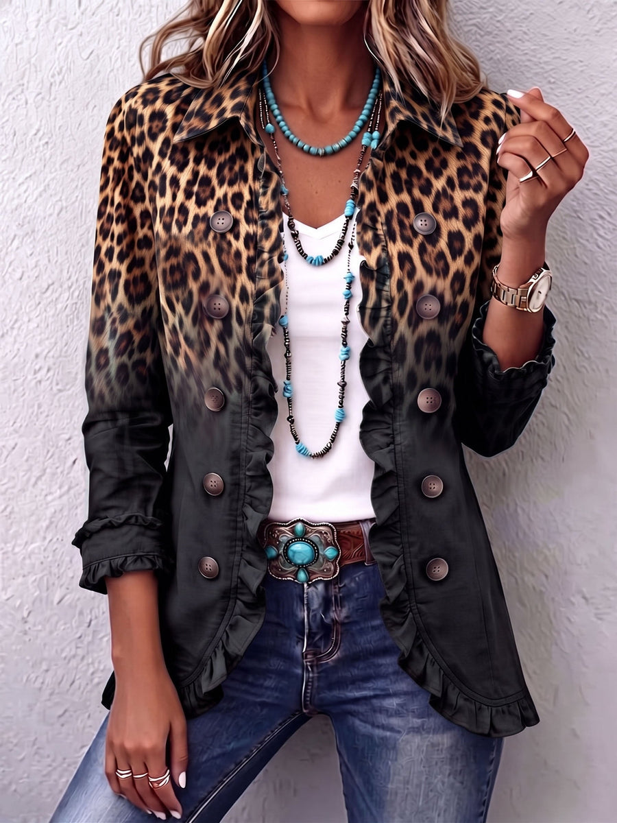 Blazer Valeria en antracita, vista frontal
