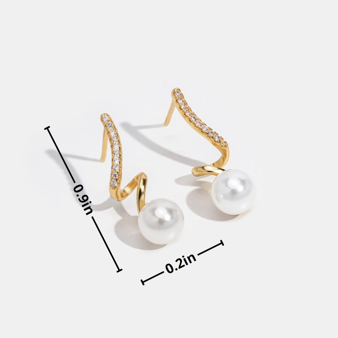 Pendientes Susana detalle de la perla