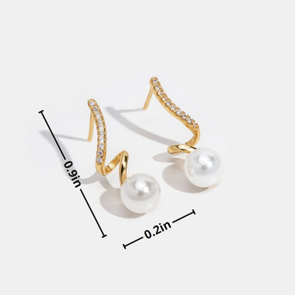 Pendientes Susana detalle de la perla