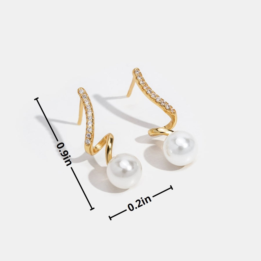 Pendientes Susana detalle de la perla