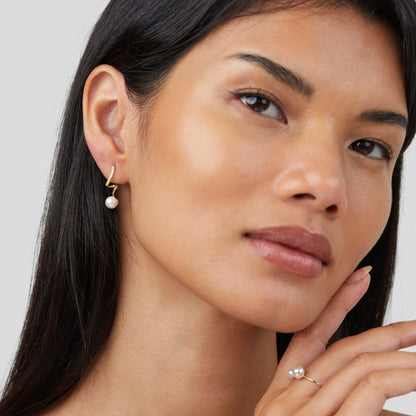 Pendientes Susana de perfil