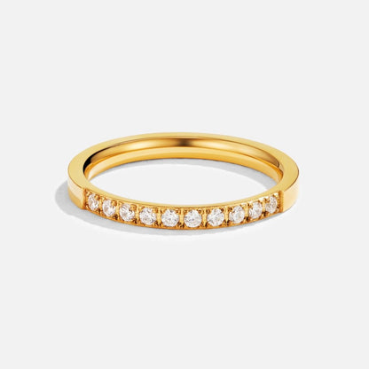 Anillo Ángela de cristal atemporal