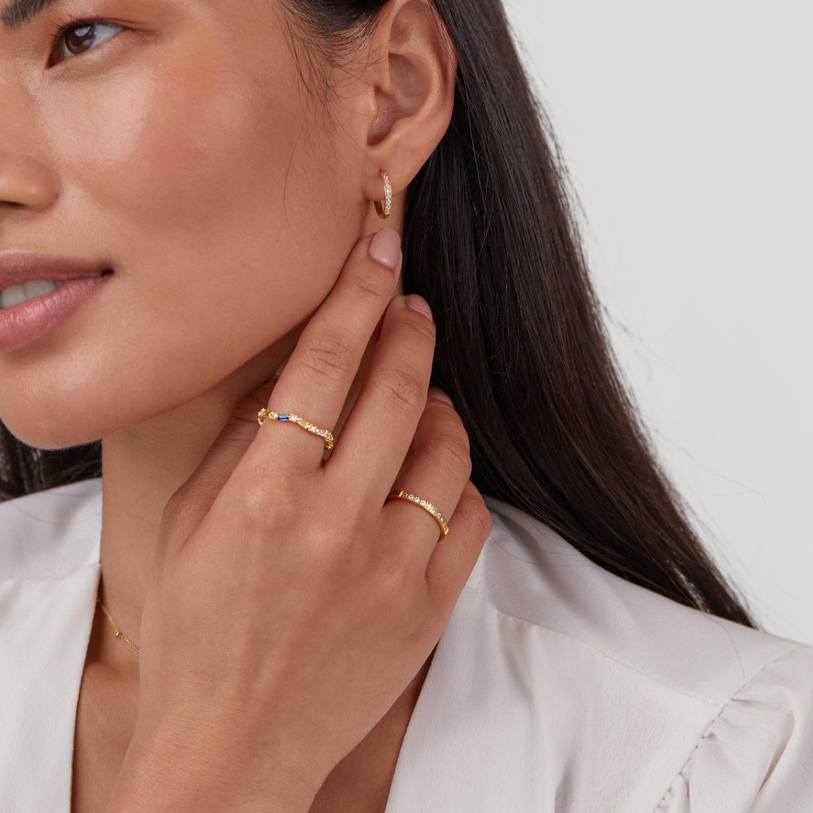 Anillo Ángela combinado