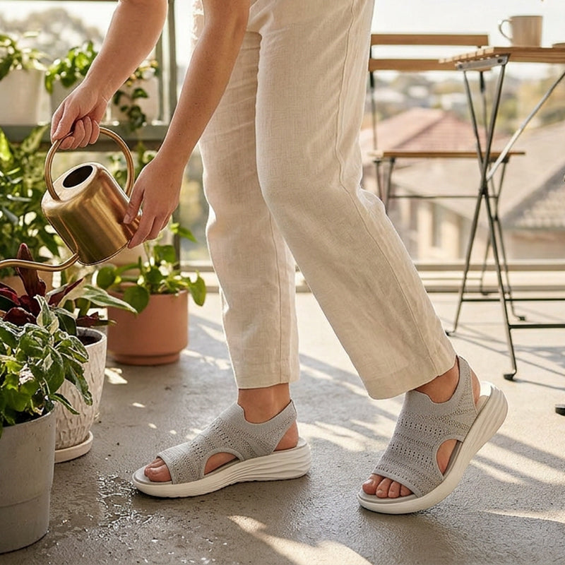 Sandalias Anne con Plataforma | Frescura y Altura con Comodidad
