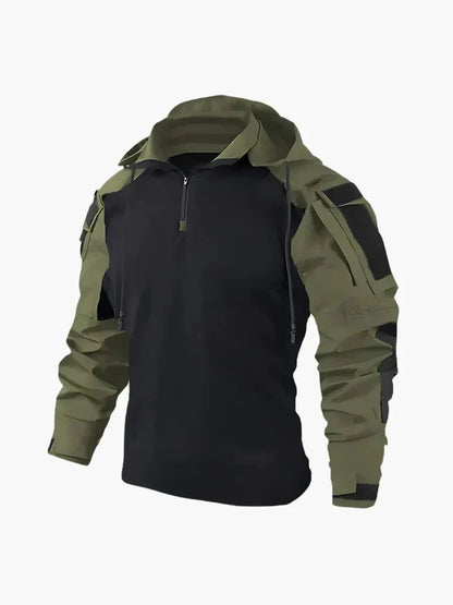 Chaqueta Vidal en verde oscuro, vista frontal